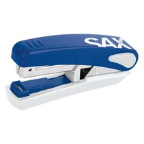 Tűzőgép SAX 519 lapos tűzés asztali 20 lap No.10 kék Tűzőgép SAX 519 lapos tűzés asztali 20 lap No.10 kék