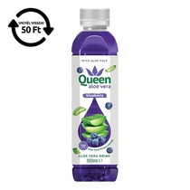 Üdítőital szénsavmentes QUEEN Aloe Vera Áfonya 0,5L DRS