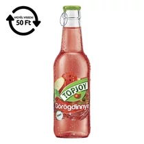 Üdítőital szénsavmentes TOPJOY alma-görögdinnye üveges 0,25L DRS