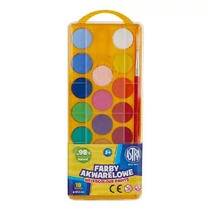 Vízfesték ASTRA 23,5 cm ajándék ecsettel 18 darabos