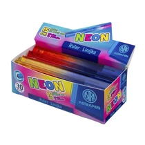 Vonalzó ASTRA PEN neon háromszögletű