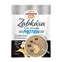Zabkása CERBONA Protein csokoládés banános hozzáadott cukor nélkül 60 g