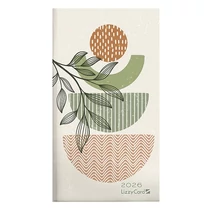 Zsebnaptár LIZZY CARD fekvő keménytáblás Abstract 2026. Zsebnaptár LIZZY CARD fekvő keménytáblás Abstract 2026.