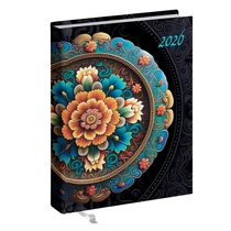 Zsebnaptár REALSYSTEM 2 Day B/6 kétnapos álló fehér lapos Mandala 2026. Zsebnaptár REALSYSTEM 2 Day B/6 kétnapos álló fehér lapos Mandala 2026.