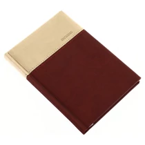 Zsebnaptár REALSYSTEM Lux B/6 álló fehér lapos barna 2026. Zsebnaptár REALSYSTEM Lux B/6 álló fehér lapos barna 2026.