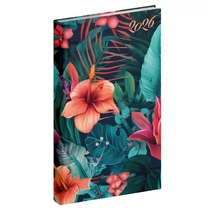 Zsebnaptár REALSYSTEM Picture álló fehér lapos Hibiszkusz 2026. Zsebnaptár REALSYSTEM Picture álló fehér lapos Hibiszkusz 2026.