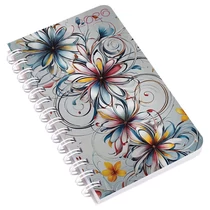 Zsebnaptár REALSYSTEM SP3 spirál mini 78x128mm heti fehér lapos absztrakt  2026. Zsebnaptár REALSYSTEM SP3 spirál mini 78x128mm heti fehér lapos absztrakt  2026.