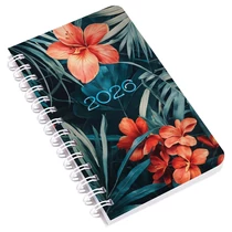 Zsebnaptár REALSYSTEM SP3 spirál mini 78x128mm heti fehér lapos tropical 2026. Zsebnaptár REALSYSTEM SP3 spirál mini 78x128mm heti fehér lapos tropical 2026.