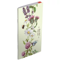 Zsebnaptár REALSYSTEM zsebirka álló fehér lapos herbárium 2026. Zsebnaptár REALSYSTEM zsebirka álló fehér lapos herbárium 2026.