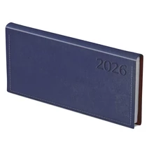 Zsebnaptár TOPTIMER Traditional T030 fekvő fehér lapos kék 2026. Zsebnaptár TOPTIMER Traditional T030 fekvő fehér lapos kék 2026.