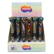 Zseléstoll NEBULO nyomógombos radírozható 0,5mm Monster Truck Zseléstoll NEBULO nyomógombos radírozható 0,5mm Monster Truck