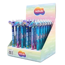 Zseléstoll NEBULO nyomógombos radírozható 0,5mm Sport Zseléstoll NEBULO nyomógombos radírozható 0,5mm Sport