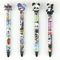 Zseléstoll NEBULO nyomógombos radírozható 0,7 mm Panda II.