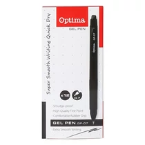 Zseléstoll OPTIMA GP-07 0,7mm fekete Zseléstoll OPTIMA GP-07 0,7mm fekete