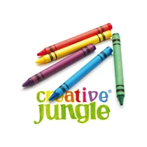 Zsírkréta CREATIVE JUNGLE kerek hegyezett 12 színű Zsírkréta CREATIVE JUNGLE kerek hegyezett 12 színű