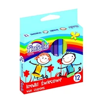 Zsírkréta FIORELLO kerek hegyezett 12 színű Zsírkréta FIORELLO kerek hegyezett 12 színű