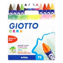 Zsírkréta GIOTTO Cera kerek hegyezett 8mm 12 színű Zsírkréta GIOTTO Cera kerek hegyezett 8mm 12 színű