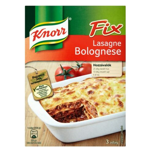 Ételalap KNORR Fix Lasagne Bolognese 205g