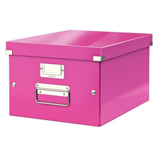 Tároló doboz LEITZ Click&Store A/4 rózsaszín