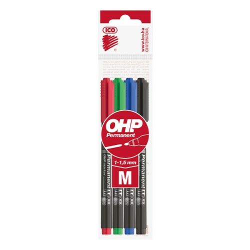 Alkoholos marker ICO OHP M 4db-os készlet