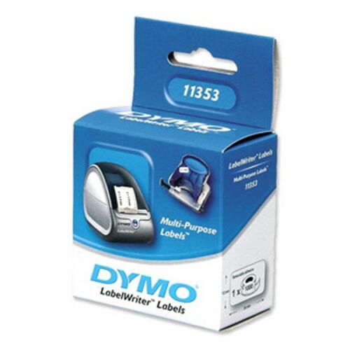 Etikett DYMO Label Writer 12x24 mm 1000 db/tekercs fehér