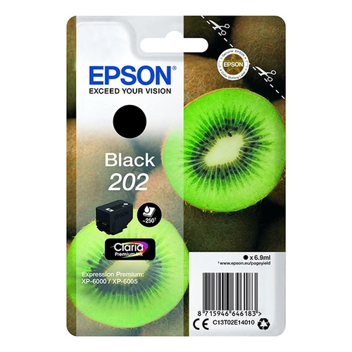 Festékpatron EPSON T02E1 fekete 6,9ml