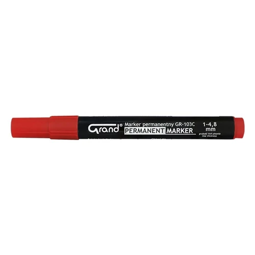 Alkoholos marker GRAND vágott piros