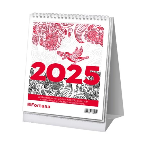 Asztali naptár FORTUNA BA21 holdfázissal 2026.