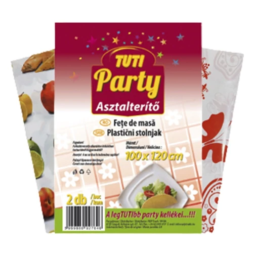 Asztalterítő TUTI Party mintás 100x120 cm 2 db/csomag