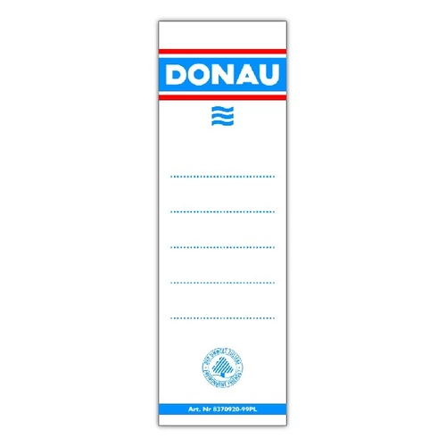 Cserecímke iratrendezőhöz DONAU 54x153 cm öntapadós fehér