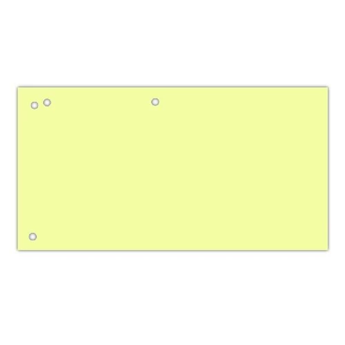Elválasztócsík DONAU 105x235 mm karton sárga 100 darabos
