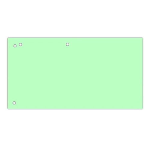 Elválasztócsík DONAU 105x235 mm karton zöld 100 darabos