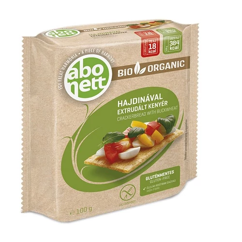 Extrudált kenyér ABONETT gluténmentes hajdinával 100 g