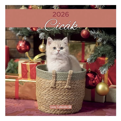 Falinaptár LIZZY CARD 300x600mm álló Cicák 2026.