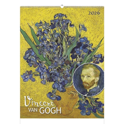 Falinaptár TOPTIMER T096 420x560mm álló Vincent Van Gogh 2026.