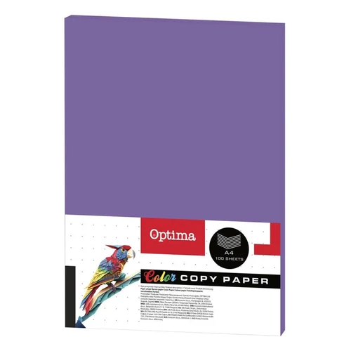 Fénymásolópapír színes OPTIMA A/4 80 g lila 100 ív/csomag