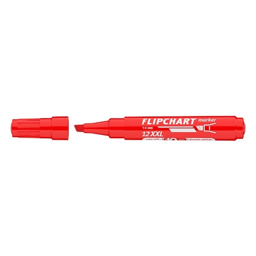 Flipchart marker ICO Artip 12 XXL vágott piros 1-4mm