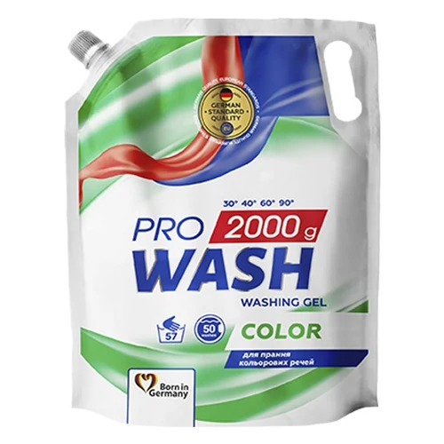Folyékony mosószer utántöltő PROWASH color 2L