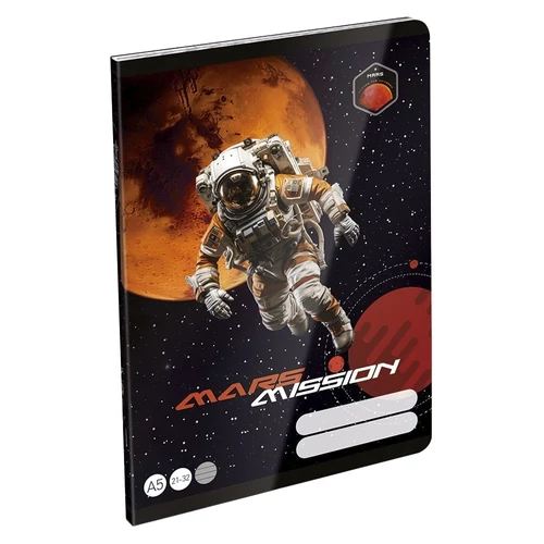 Füzet vonalas LIZZYSULI A/5 32 lapos 21-32 4-8.osztályos Mars Mission