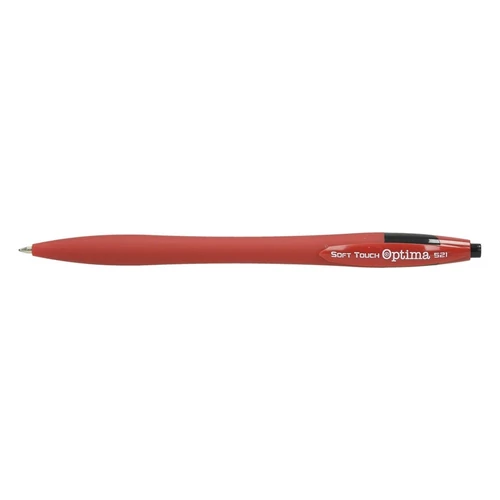 Golyóstoll OPTIMA nyomógombos 521 piros