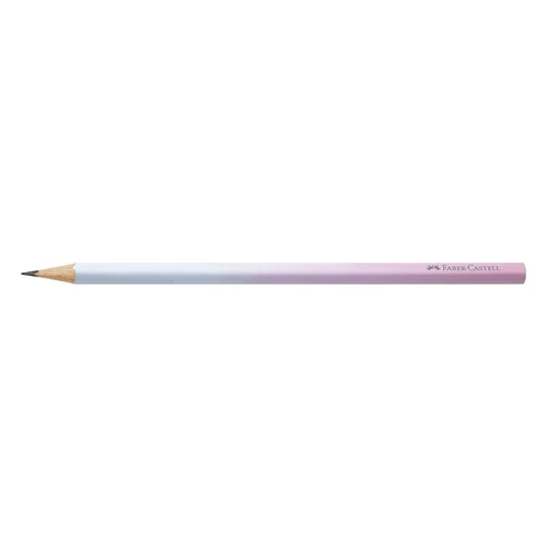 Grafitceruza FABER-CASTELL Flow rózsaszín-égkék B háromszögletű