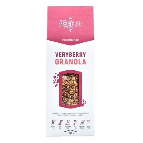 Granola HESTER’S Veryberry ribizlis 320 g