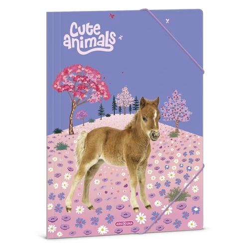 Gumis mappa ARS UNA A/4 Cute Animals-Horse