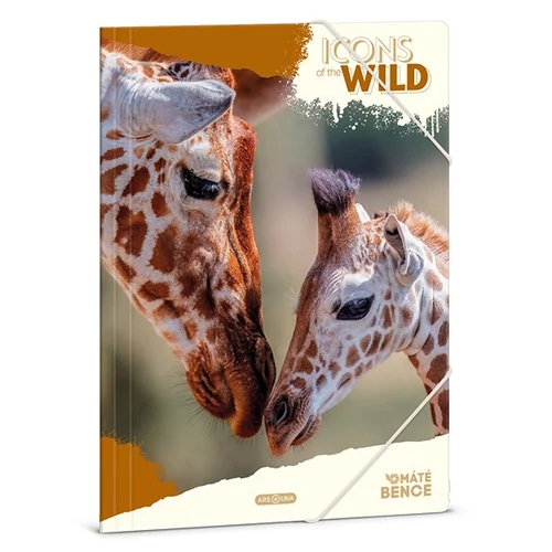 Gumis mappa ARS UNA A/4 Icons of the Wild-Giraffes