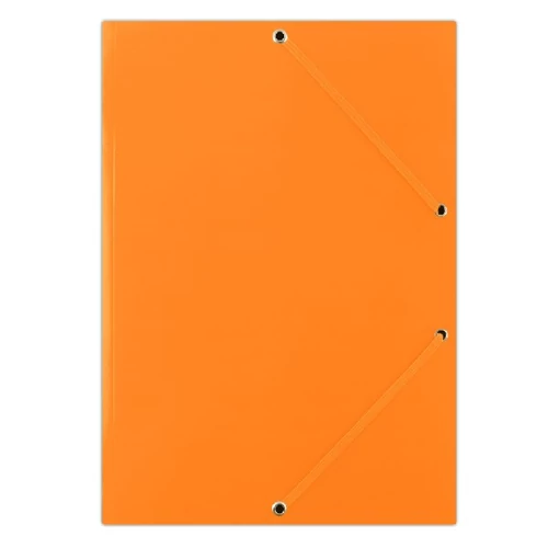 Gumis mappa DONAU A/4 karton narancssárga