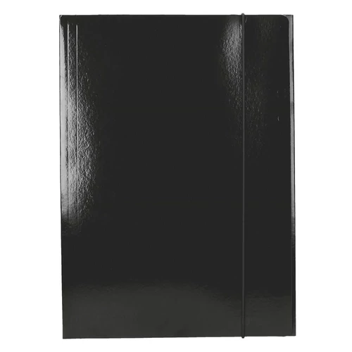 Gumis mappa OPTIMA A/4 fekete 600 g