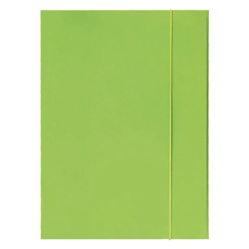 Gumis mappa OPTIMA A/4 fluo zöld 600 g