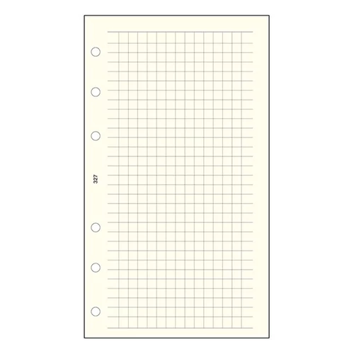 Gyűrűs kalendárium betét SATURNUS L327 négyzethálós jegyzetlap sárga lapos