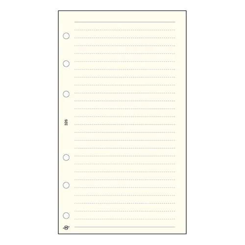 Gyűrűs kalendárium betét SATURNUS M326 vonalas jegyzetlap sárga lapos