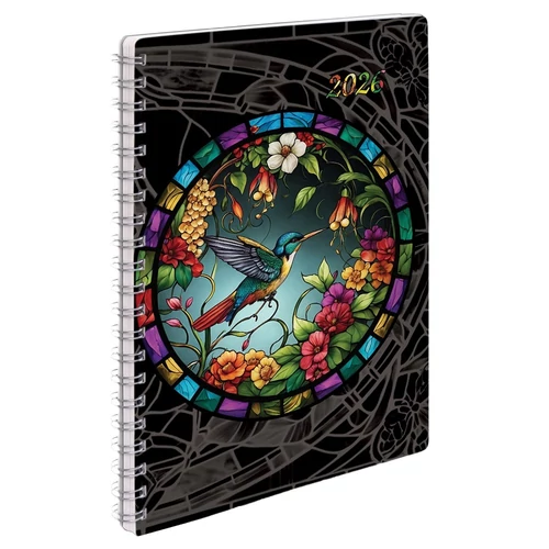 Határidőnapló REALSYSTEM SP1 spirál A/5 heti fehér lapos Kolibri 2026.